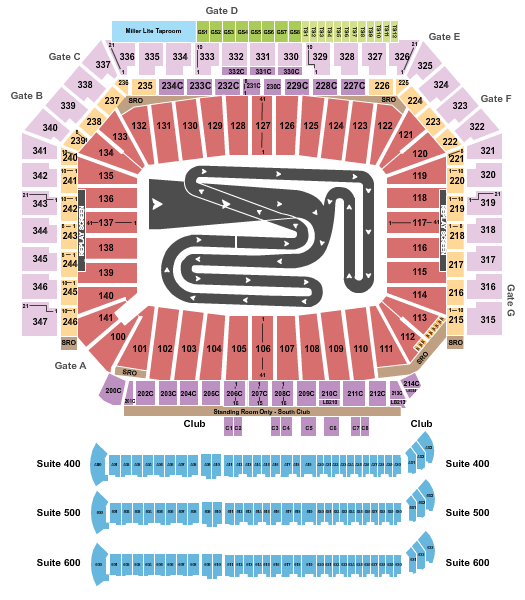 Ford Field Supercross Seating Chart